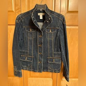 Jones New York jeans Blazer style denim jacket